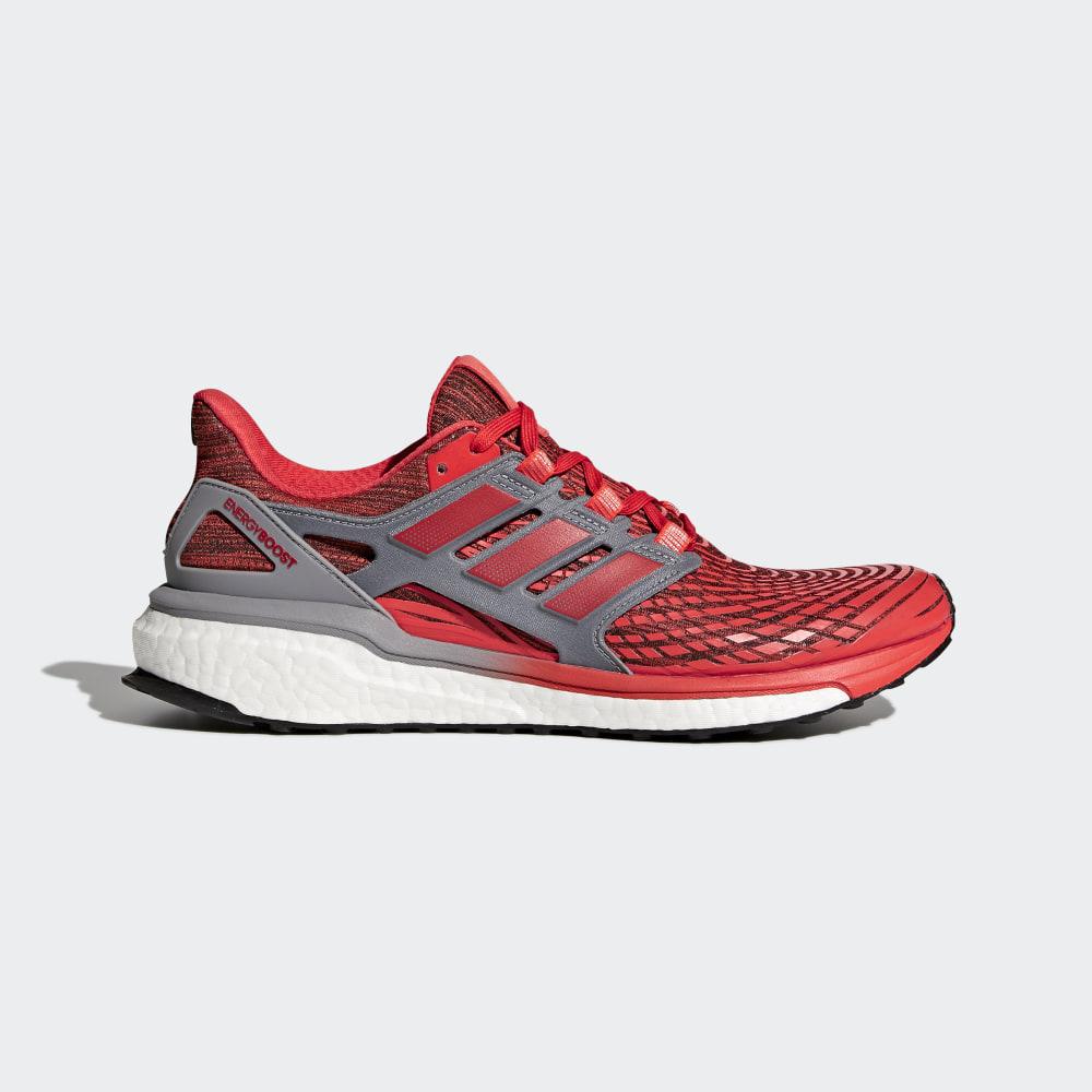 Adidas Men's Energy Boost Running Shoes Red/Grey Ireland CP9538